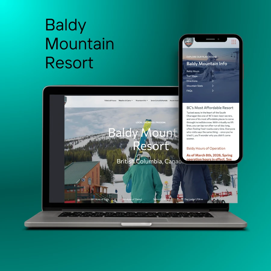 8wire digital client - Baldy Mountain Resort screenshot