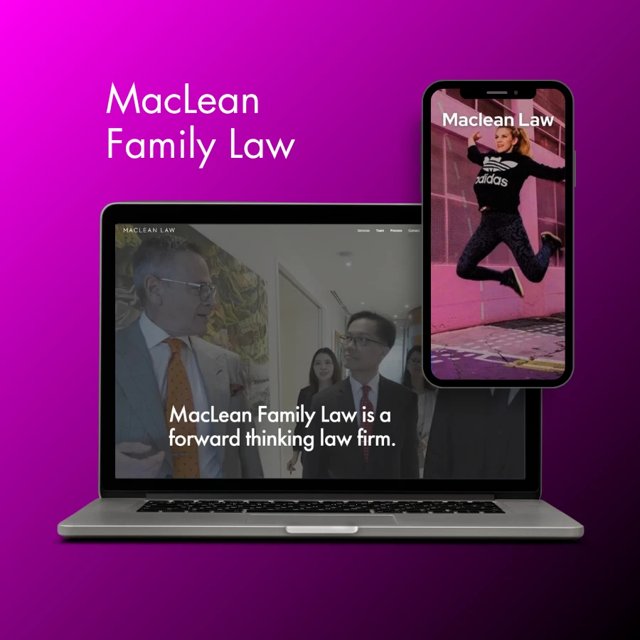 8wire digital client - MacLean Family Law screenshot