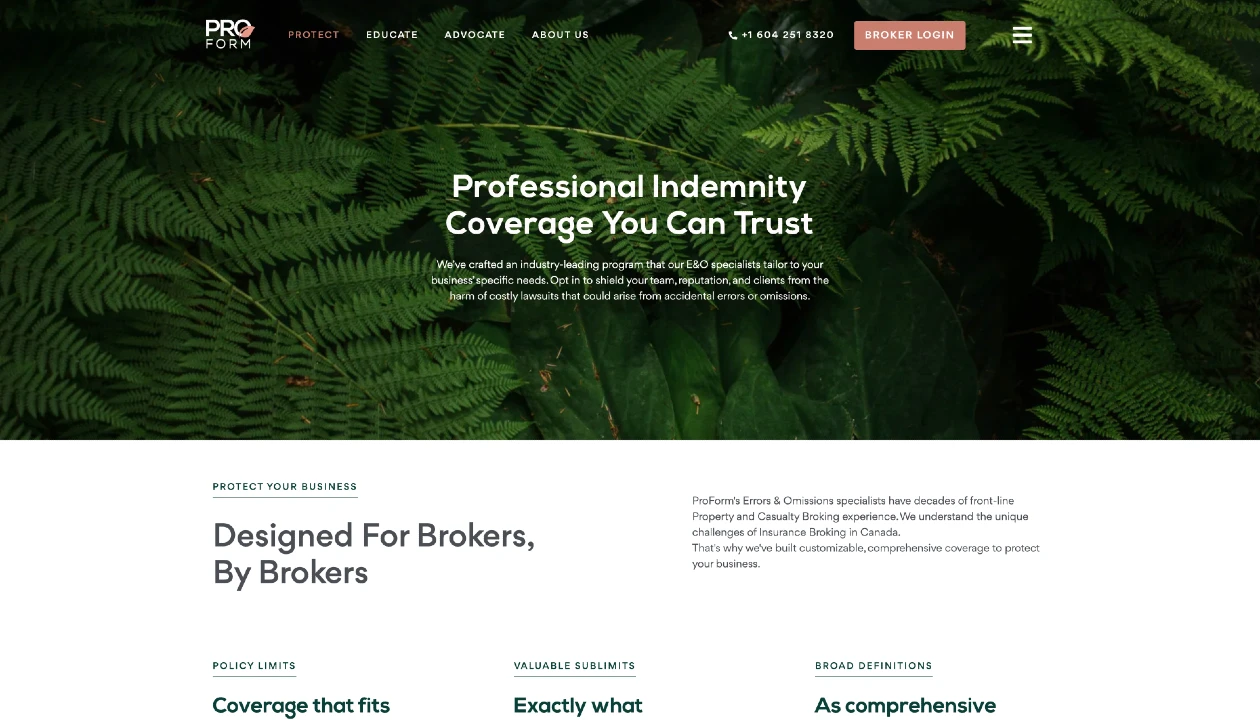 8wire digital client - ProForm Insurance screenshot