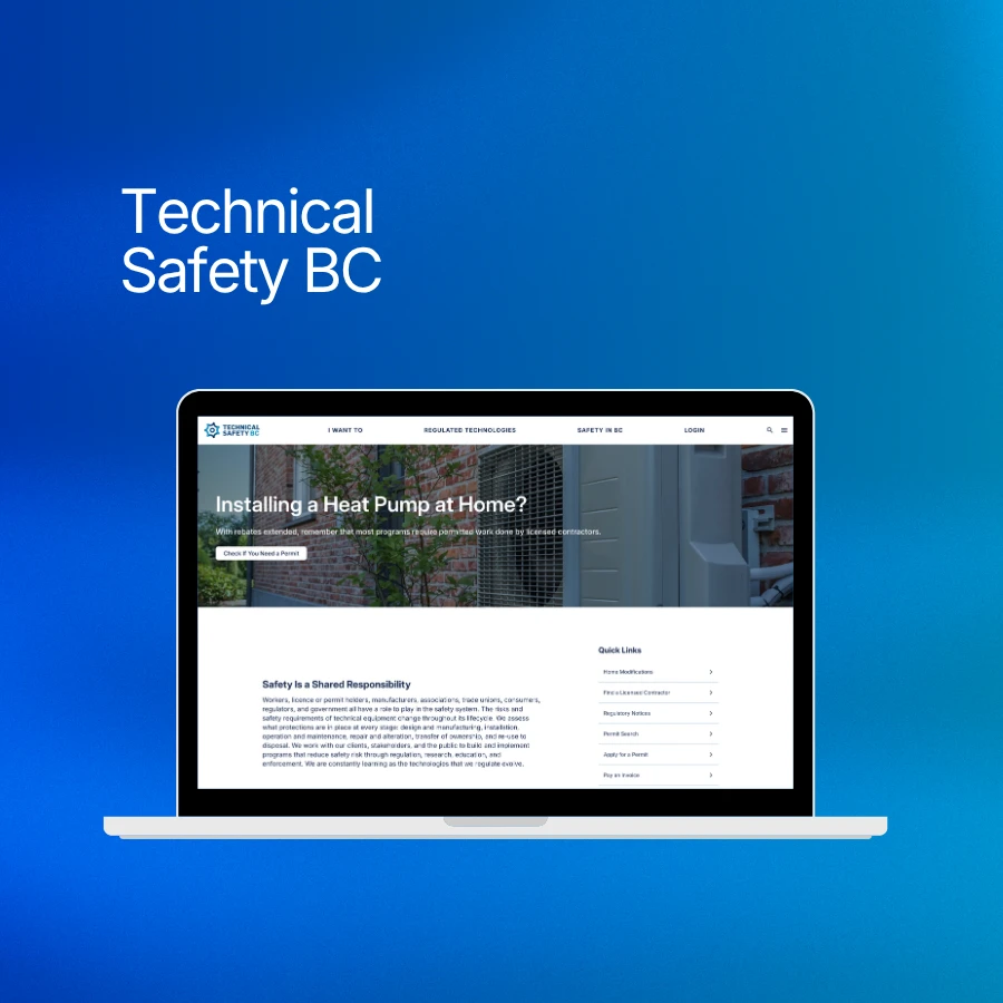 8wire digital client - Technical Safety BC screenshot