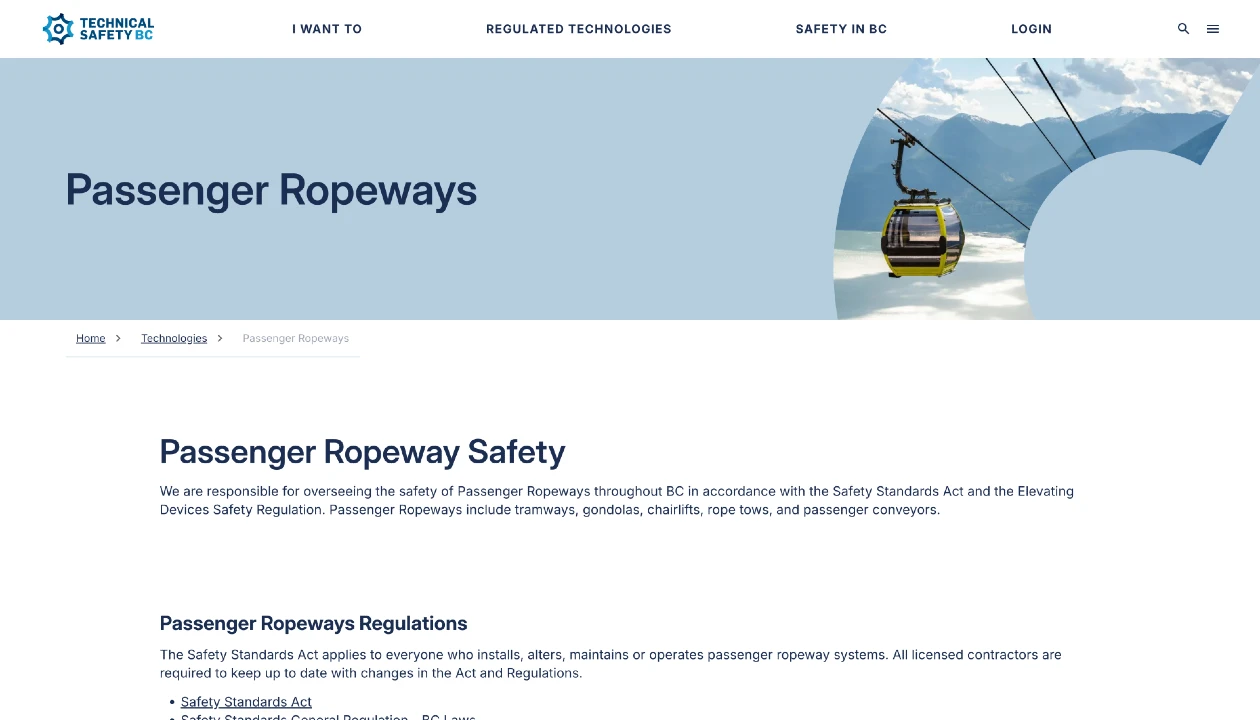8wire digital client - Technical Safety BC screenshot