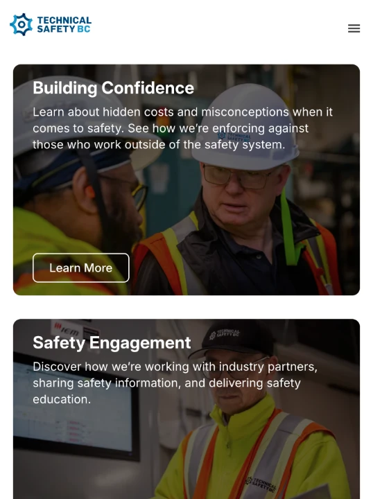 8wire digital client - Technical Safety BC screenshot