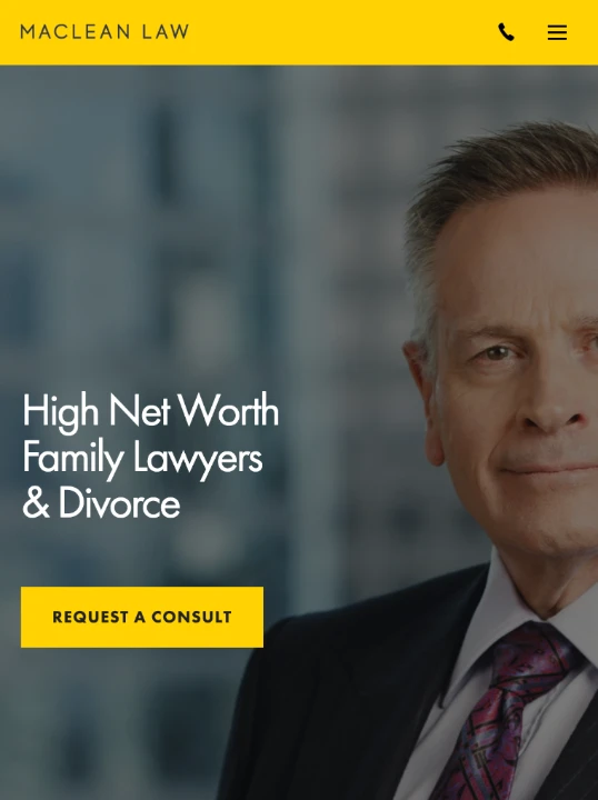 8wire digital client - MacLean Family Law screenshot